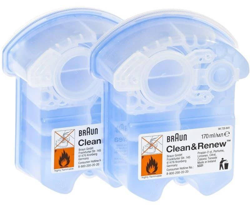 

Kартридж для очистки бритв Braun 81603596 (2шт. в комплекте)