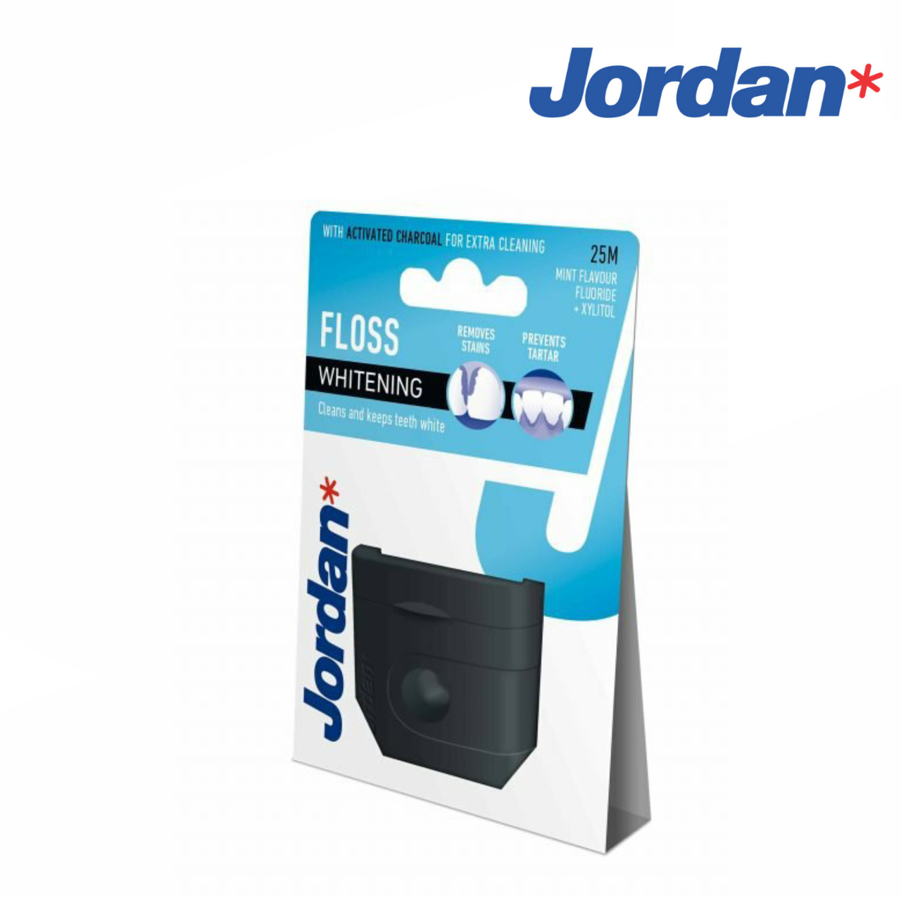 

Зубной флосс Jordan Multi Action floss отбеливающий с фтором и ксилитом 25 м