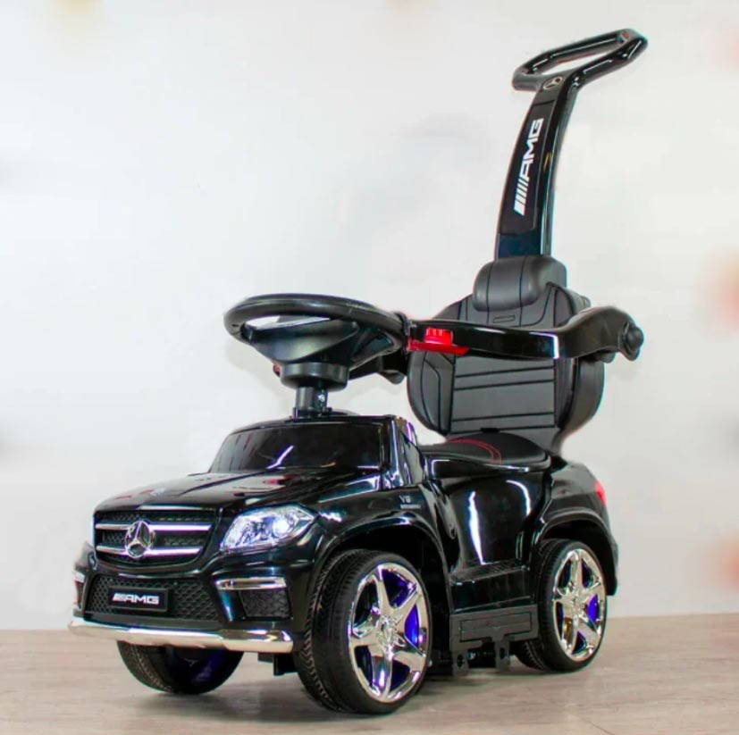 

Каталка-толокар Mercedes Bambi SX1578 с родительской ручкой Черный