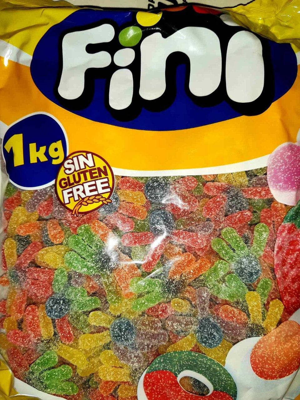 

Фруктовые жевательные конфеты (мармелад) ТМ Фини (Fini) в пакетах КИСЛЫЕ ОСЬМИНОГИ 1 кг
