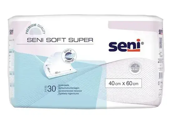 

Пеленки SENI Soft Super 40x60 см. 30 шт.