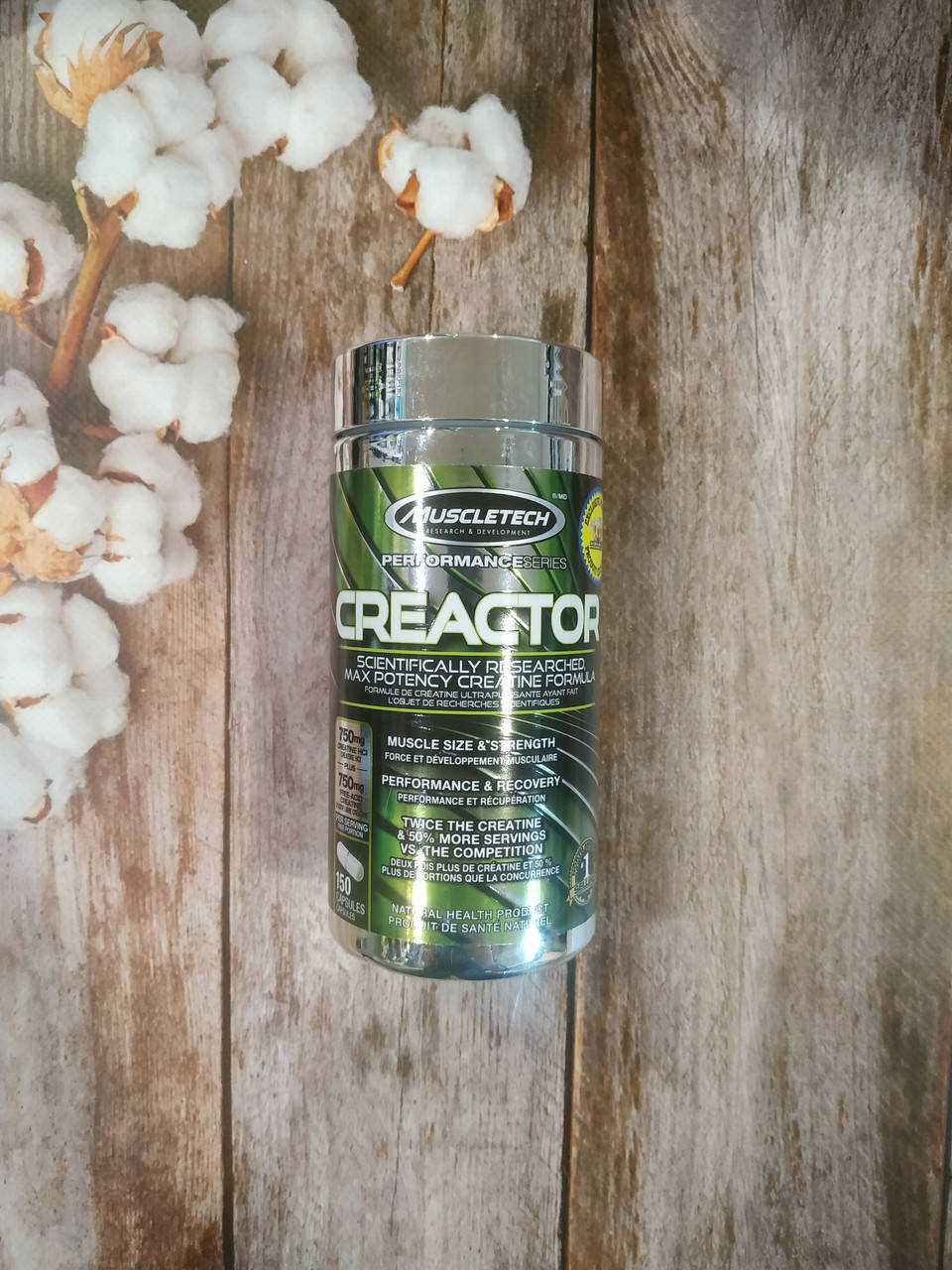 

MuscleTech Creactor - 150 caps, креатин гидрохлорид