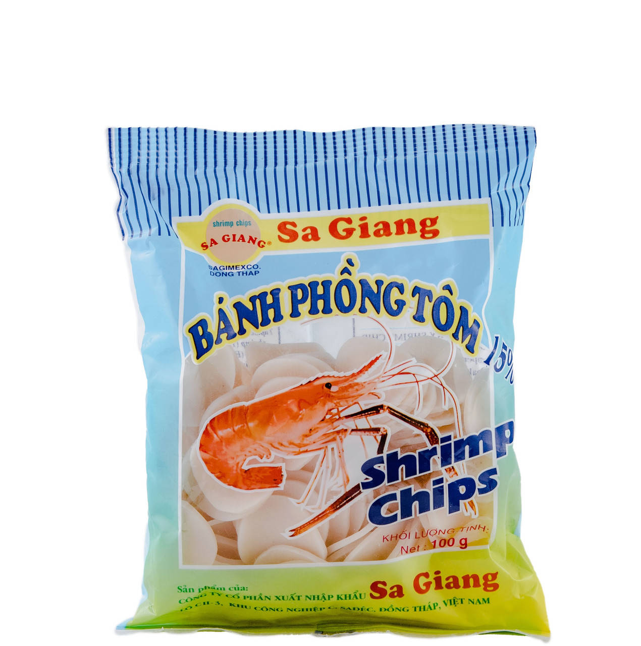 

Чипсы креветочные 25 мм Sa Giang 100 г