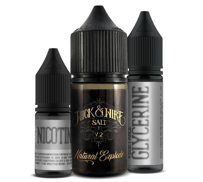 

Набор Wick & Wire V2 Salt Arctic Black 50 мг/мл 30 мл.