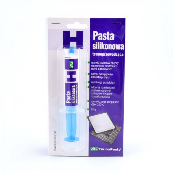 

Теплопроводящая паста AG Chemia PASTA-SILH-25