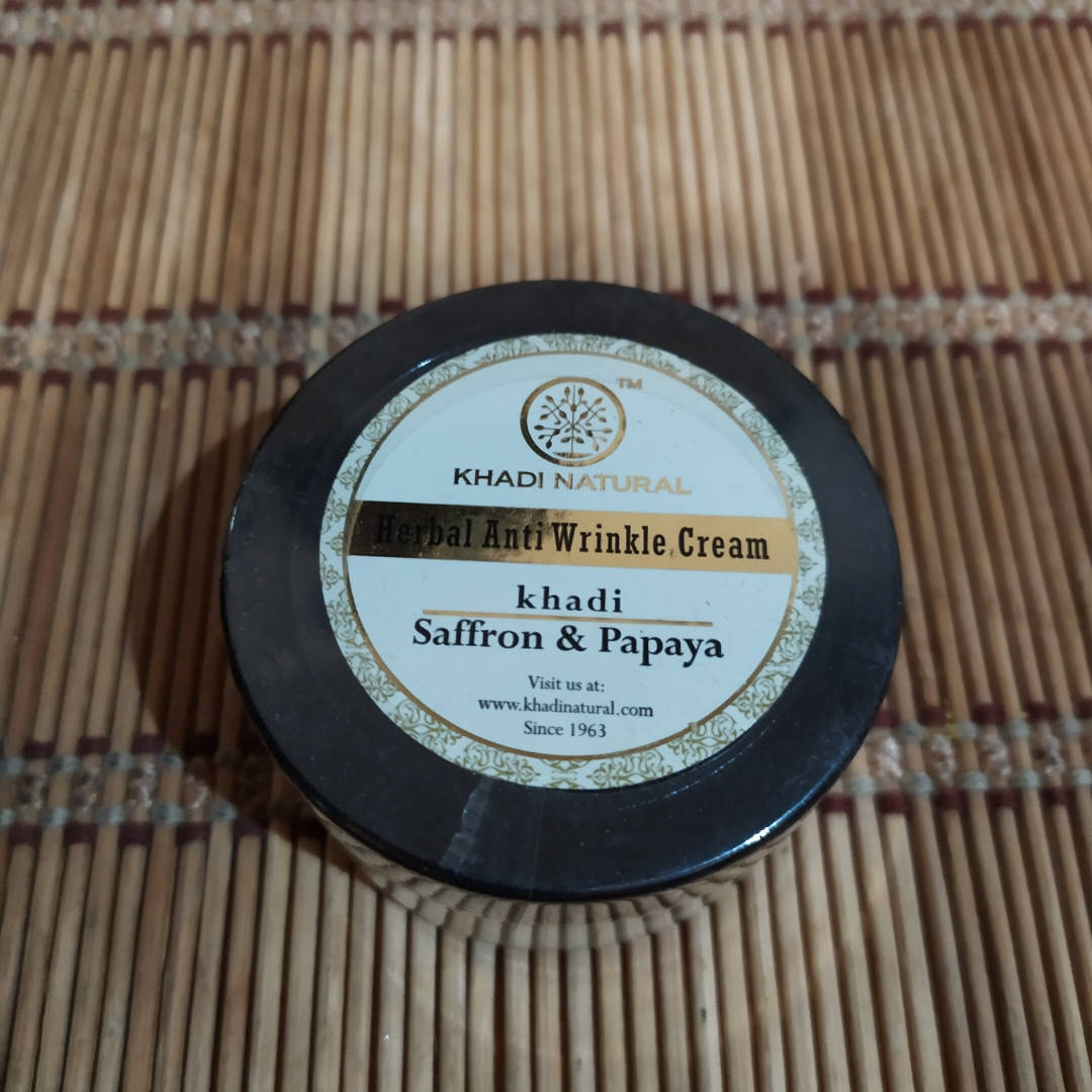 

Крем Кхади от морщин шафран и папайя, Khadi Anti Wrinkle Cream Saffran & Papaya, 50г