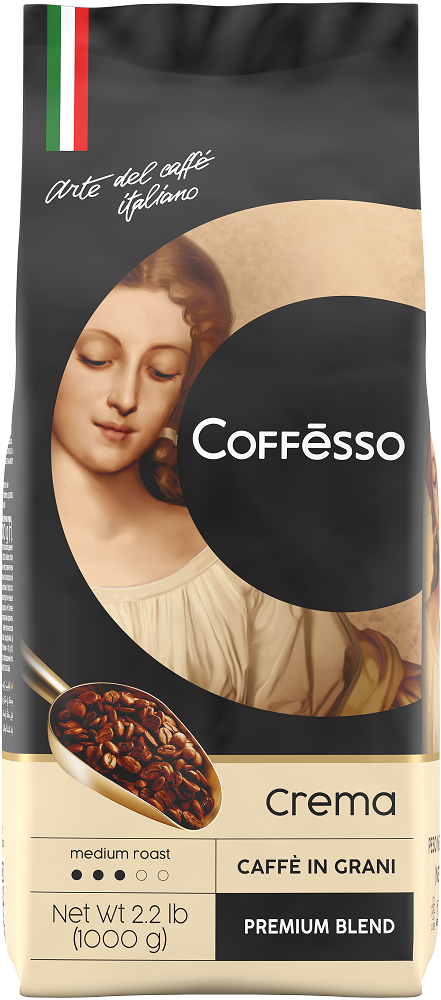 

Кофе в зернах Coffesso "Crema" (Италия) 1 кг