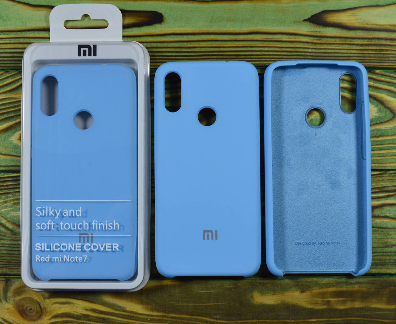 

Защитный чехол для Xiaomi Redmi Note 7 Pro Silicone Case голубой