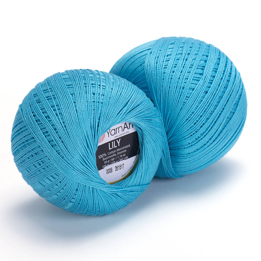 

Yarnart Lily № 0008 бирюза