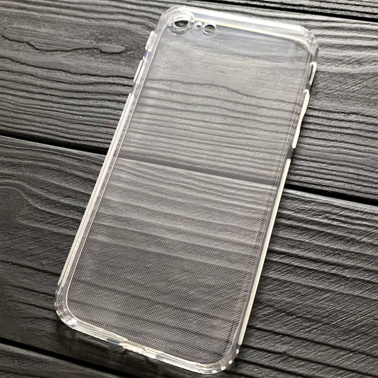 

Силиконовый прозрачный чехол для iPhone SE 2 (2020) с защитой камеры (бампер)