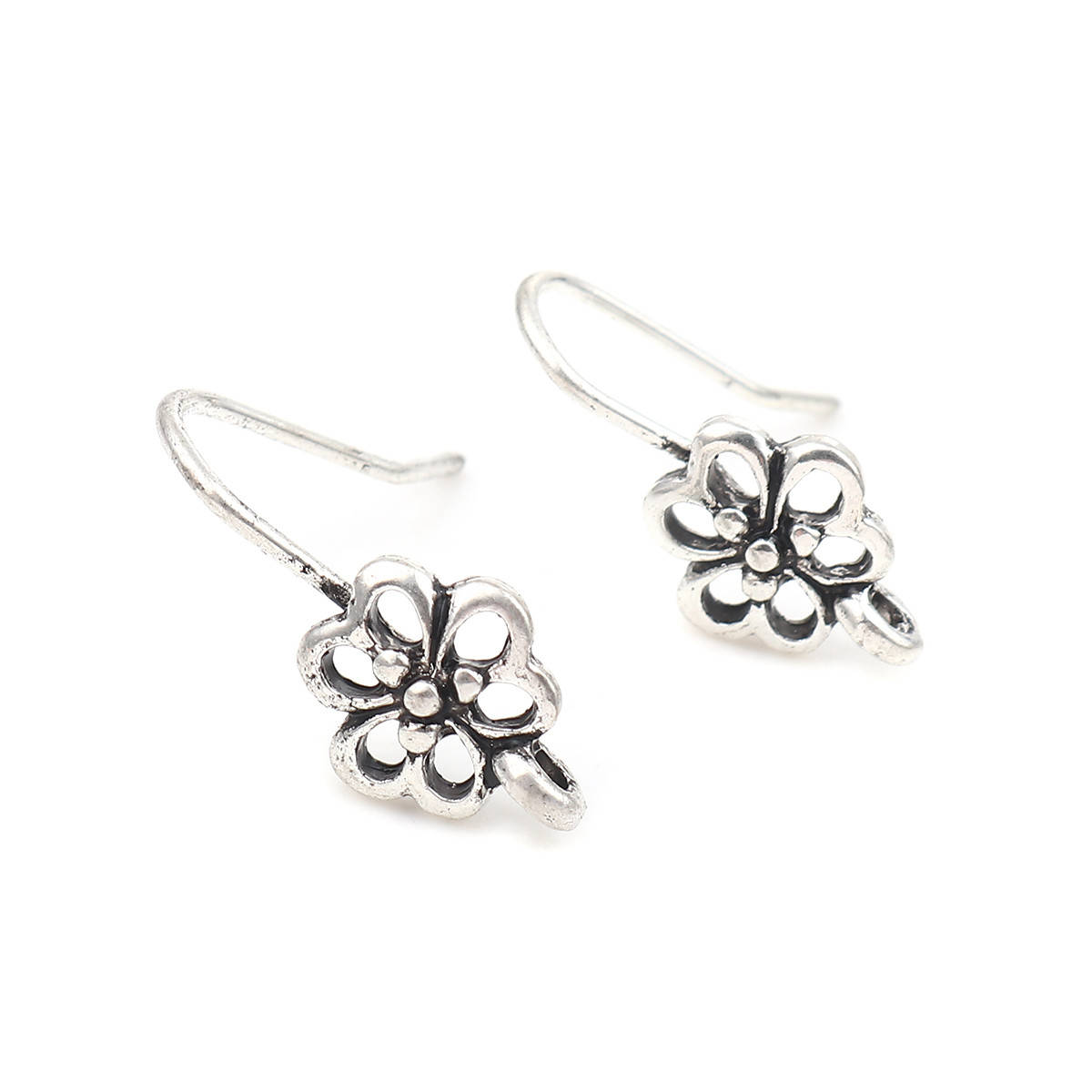 

Швенза Серьга Цветок Цинковый сплав Античное серебро 22 мм x 10 мм, цена 1 штуку