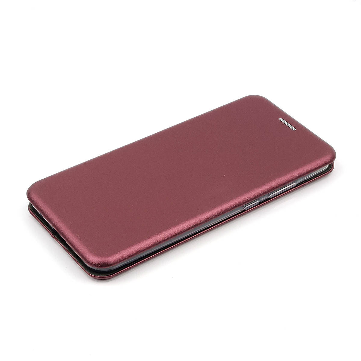 

Чехол книжка Level для ZTE Blade A5 2020 Экокожа Бордовый