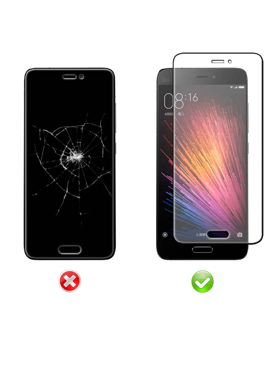 

Защитное стекло для Xiaomi Mi5 / Mi5 Standard
