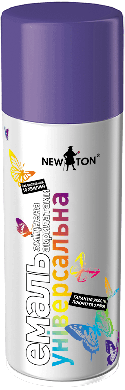 

Универсальная аэрозольная эмаль NewTon RAL 4005 фиолетовый 400 мл (4032)