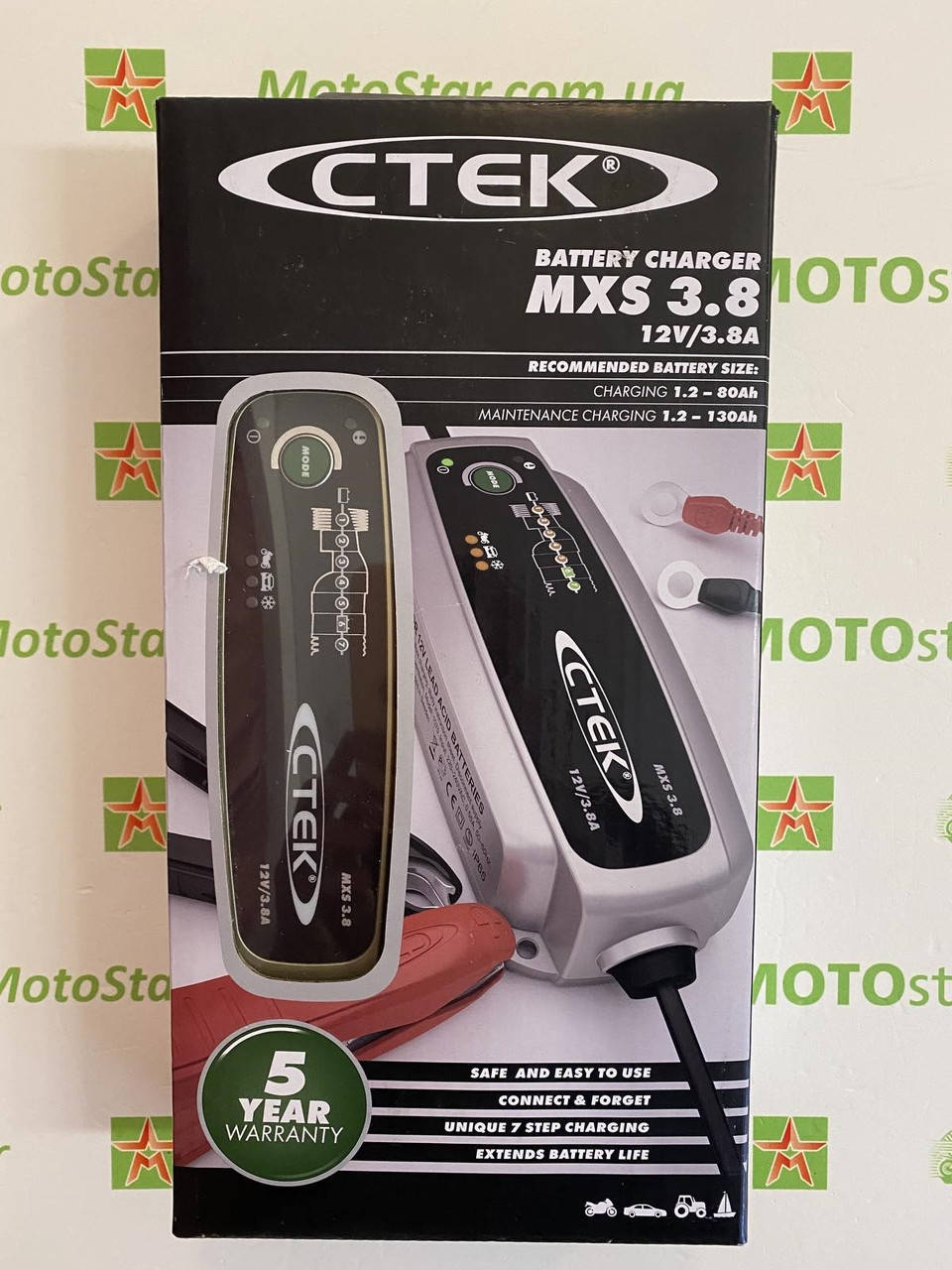 

CTEK MXS 3.8 EU-F 12V / 3.8A - Зарядное устройство, 40-001