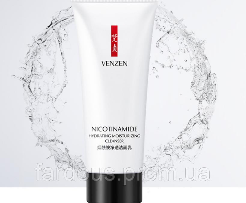 

Пенка для умывания с никотинамидом Venzen Nicotinamide Cleanser 80 гр