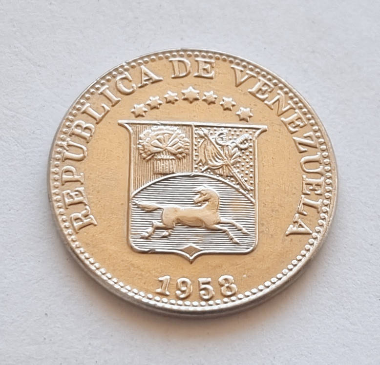 

Венесуэла 5 сентимо 1958