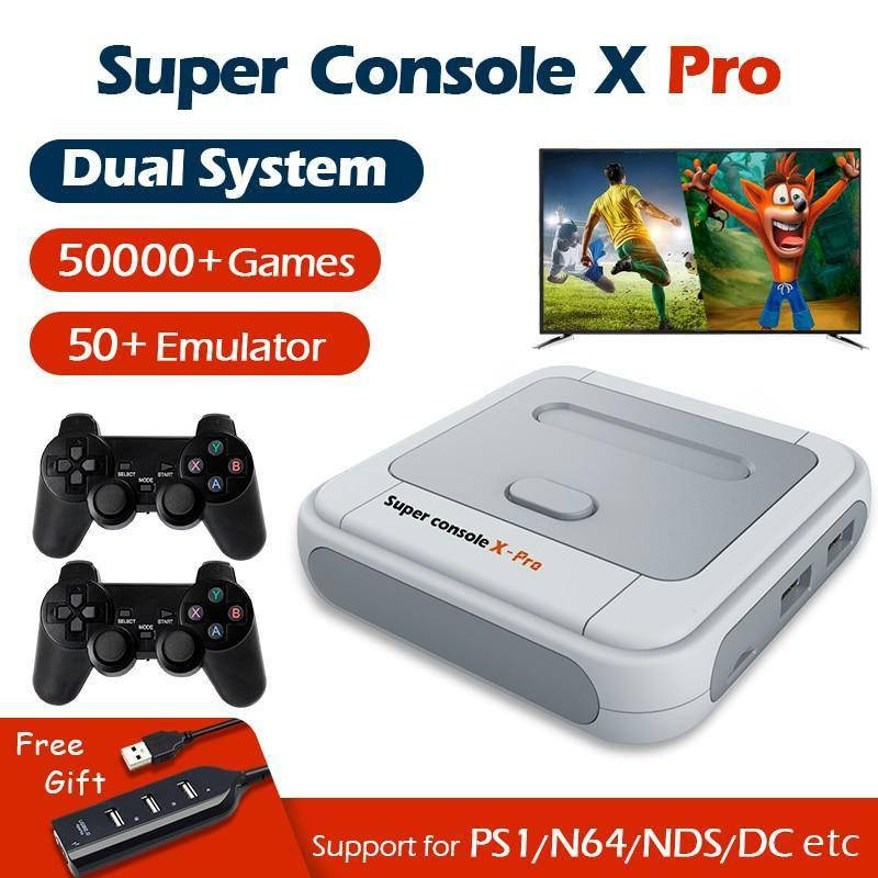 

Супер игровая консоль X Pro S905X HD+ 64гб