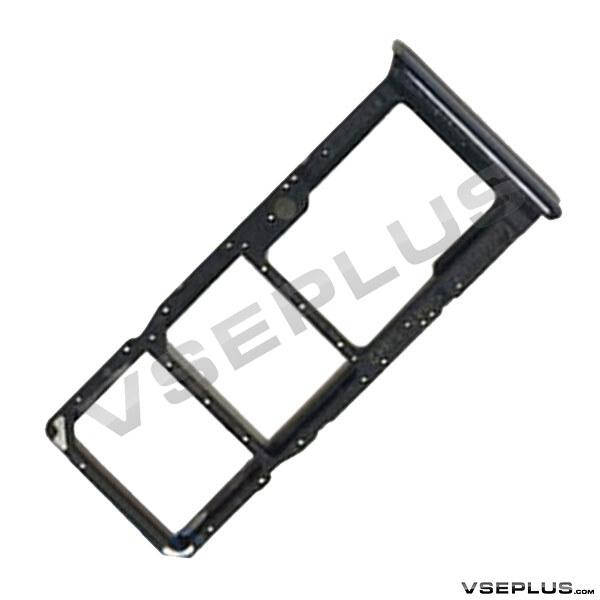 

Держатель SIM карты Samsung A307 Galaxy A30s, с разъемом на карту памяти, черный