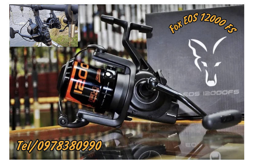 

Карповая катушка Fox Eos 12000 FS Reel, Черный