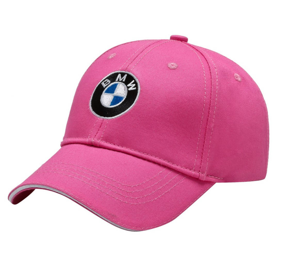 

Кепка, бейсболка "CAP COTTON" с логотипом автомобиля (BMW (Розовая)), Розовый
