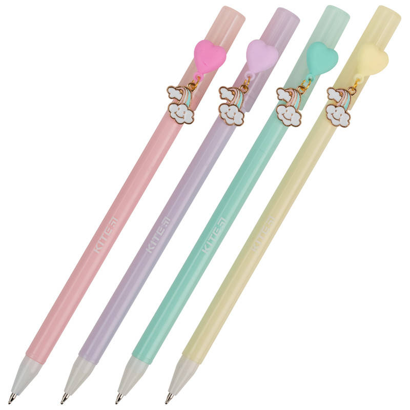

Ручка шариковая Kite Rainbow K22-392 синяя, Синий