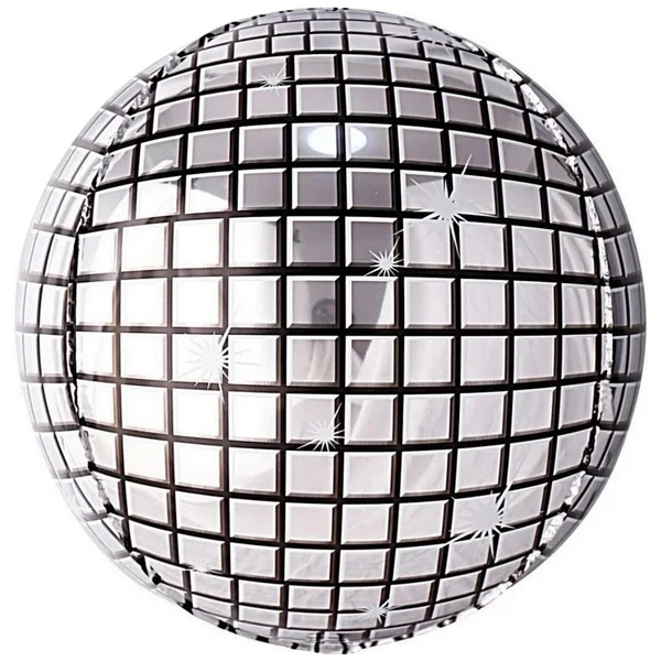 

Фольгированный шарик КНР 22"( 55 см) Сфера 4D Диско, Разные цвета