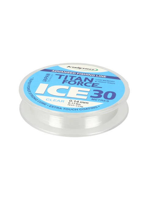 

Леска Kalipso Titan Force Ice CL 30м 0.25, Белый