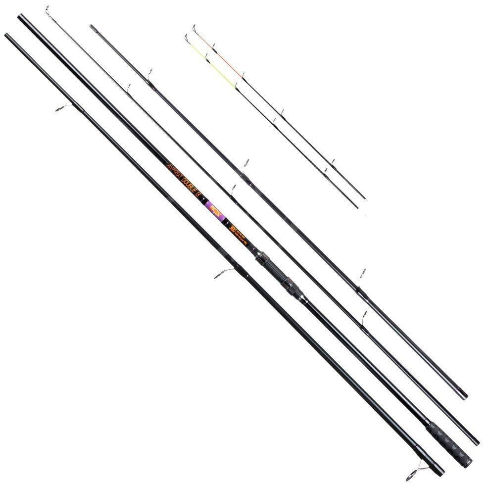 

Фидер/карповик Brain Apex Double 4,5lb/200г 4,2м, Черный