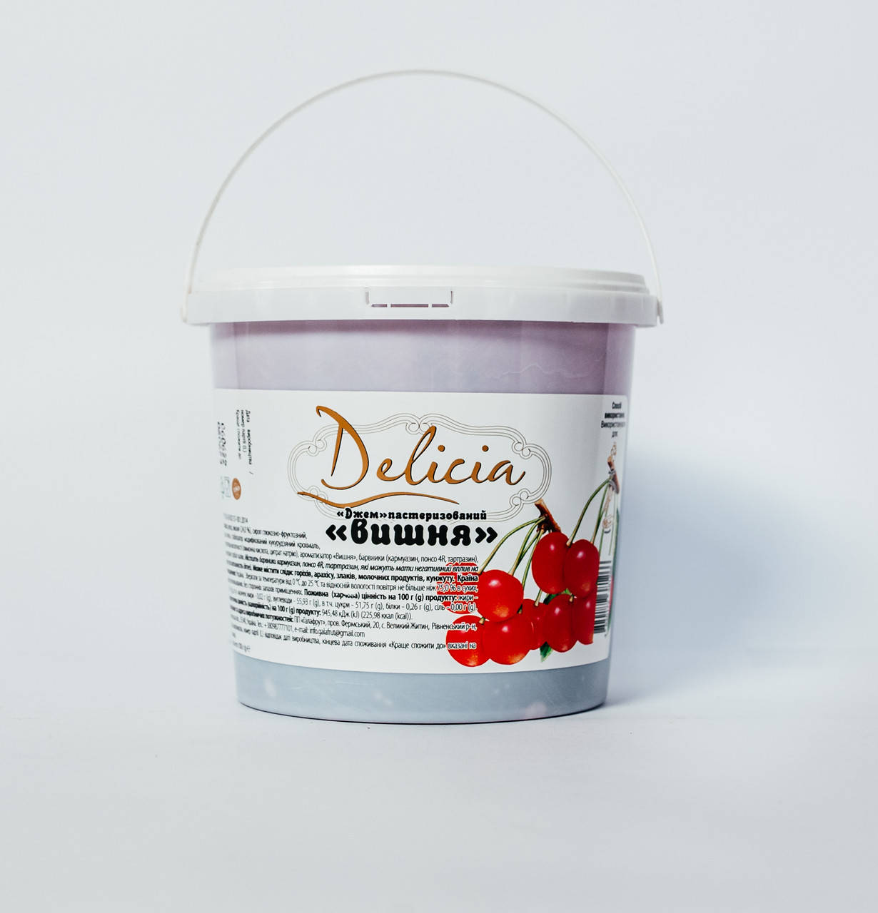 

Джем ТМ "Delicia" Вишня