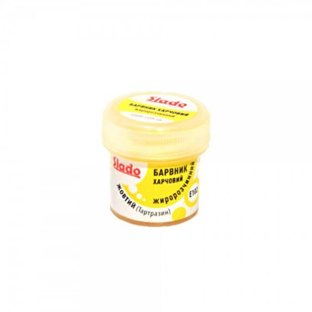 

Жирорастворимый сухой краситель Slado "Желтый" 2г