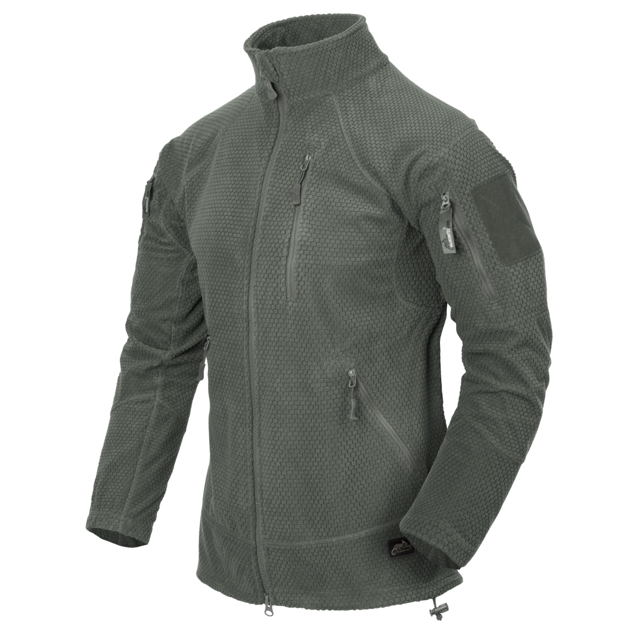 

Толстовка флисовая Helikon-Tex ALPHA TACTICAL GRID FLEECE Foliage Green, Зелёный