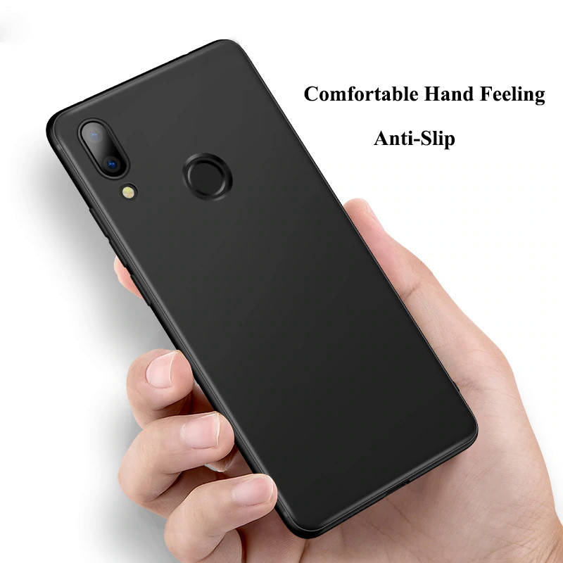 

Тонкий матовый чехол для Honor 8x, Черный