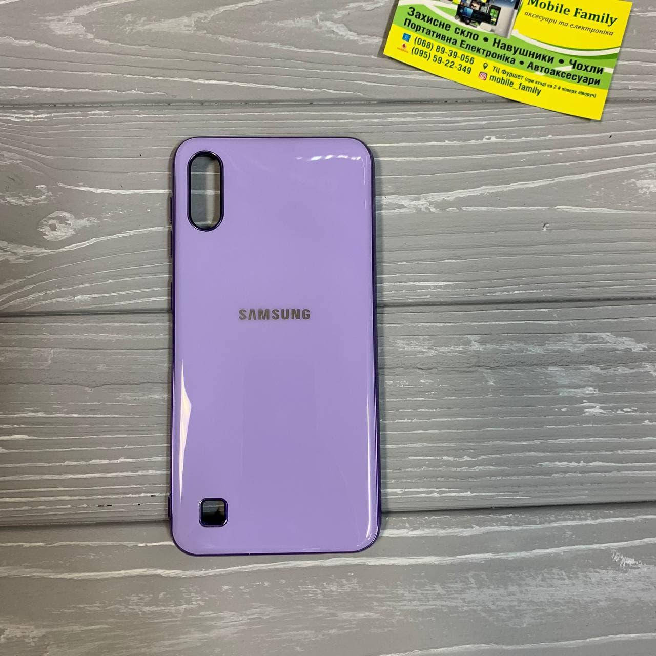 

Чехол накладка для Samsung A10 чохол самсунг а10 сиреневый