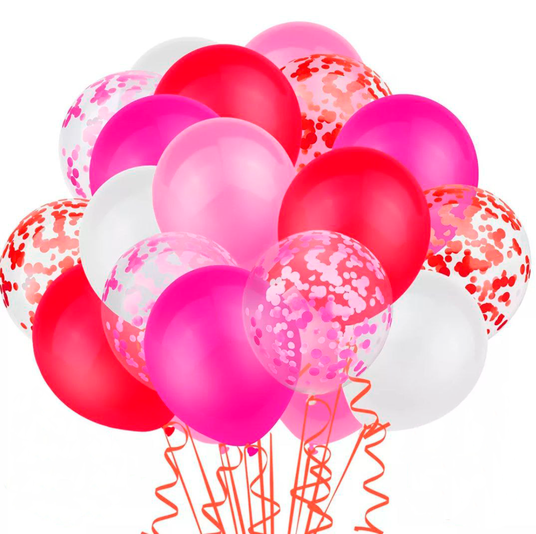 

Набор из шаров Двадцатка | Кораллово-розовый, Разные цвета