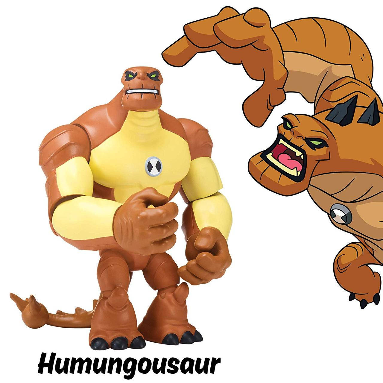 

Фигурка Бен Тен Гумангозавр, шарнирный 13 см, Ben 10 Humungousaur Action Figure, оригинал из США