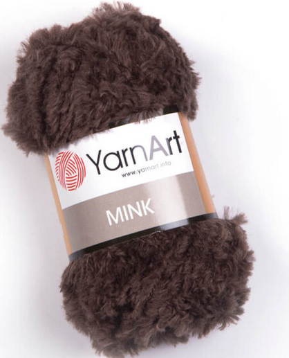

Пряжа Mink Yarnart-333, Коричневый