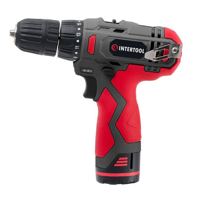 

Дрель-шуруповерт аккумуляторная INTERTOOL DT-0310
