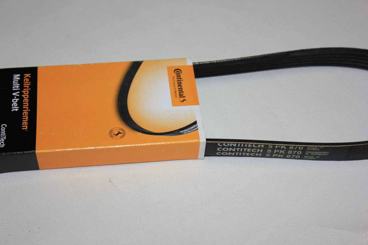 

Ремень генератора 5PK870.Ланос, Нексия 1,5 SOHC CONTINENTAL Корея