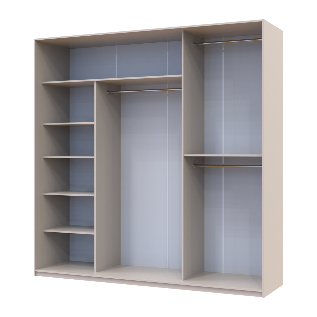 Шафа купе Doros Сіті Лайт Кашемір 3 ДСП 225х60х225 (80736377) 5