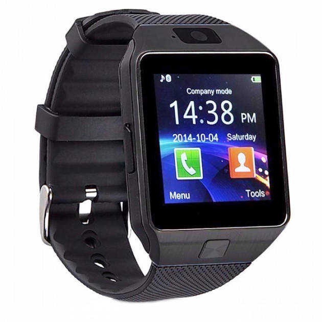 

Взрослые смарт-часы с шагомером Smart Watch DZ09, умные Bluetooth часы с пульсометром для спорта черные