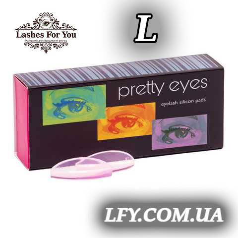 

Валики Pretty eyes розовые, размер L 1пара