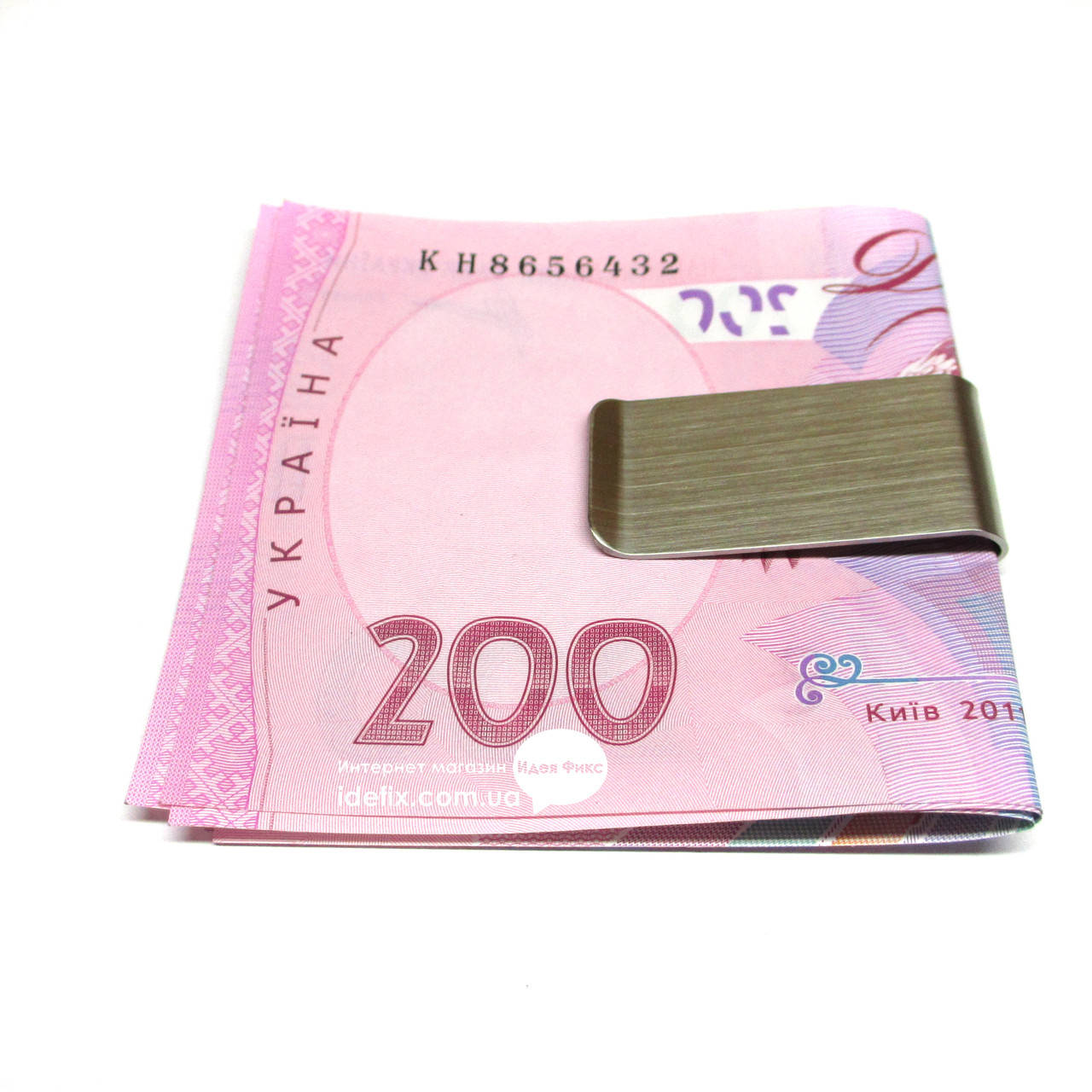 

Зажим для денег хром 5,5х2х0,6см (32063)