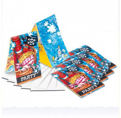 

Пригласительное Пират 1шт 551245