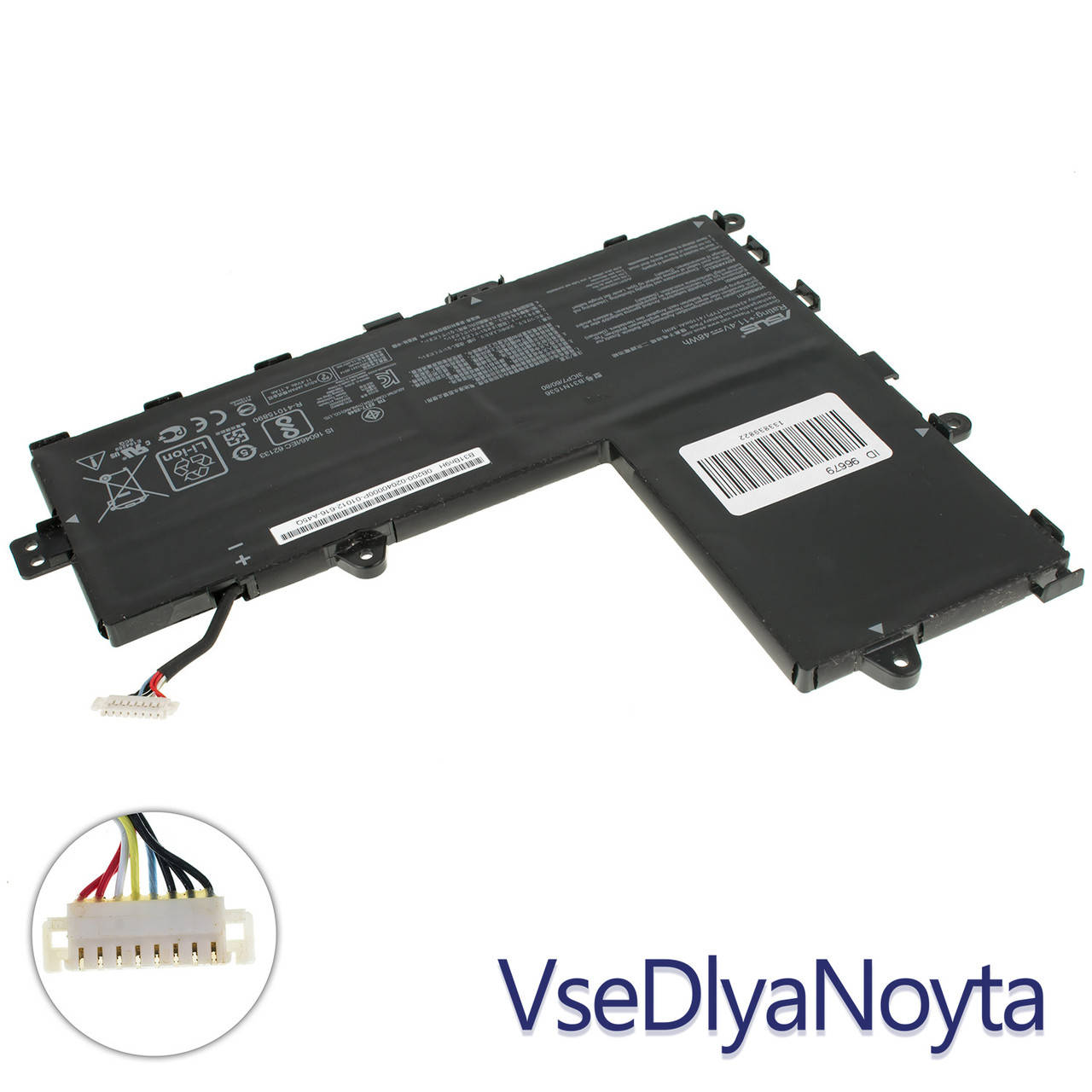 

Оригинальная батарея для ноутбука Asus B31N1536 (VivoBook Flip TP201SA) 11.4V 4110mAh 48Wh Black