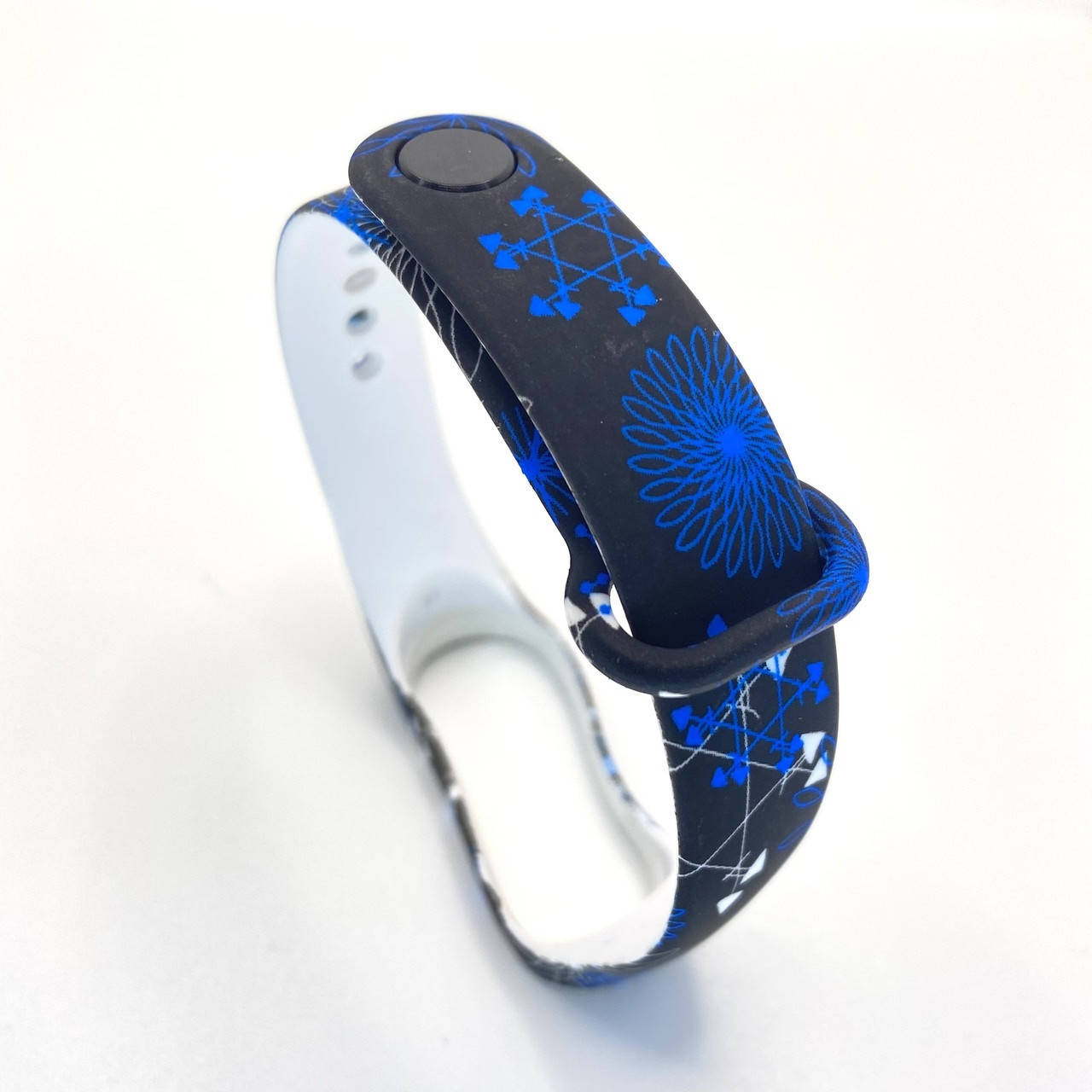 

Ремешок mi band 4 ремешок к браслету Mi Band 3 с рисунком абстракция темная