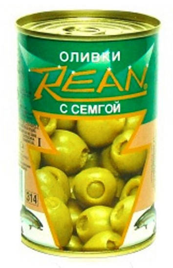 

Оливки REAN фаршировані з сьомгою 300 гр.