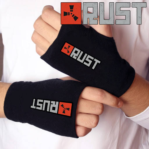 

Митенки-перчатки Rust "Логотип" / Раст, Черный