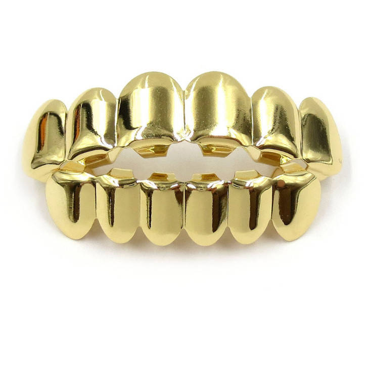 

Зубы (брекеты,грилзы) золото нержавеющая сталь Grillz