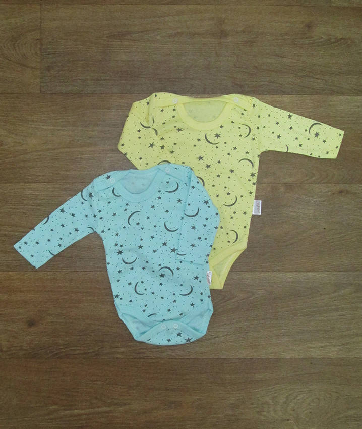 

Боди ясельный с длинным рукавом "Лодочка" Турция,интернет магазин,одежда для новорожденных,интерлок 6 мес, Мятный